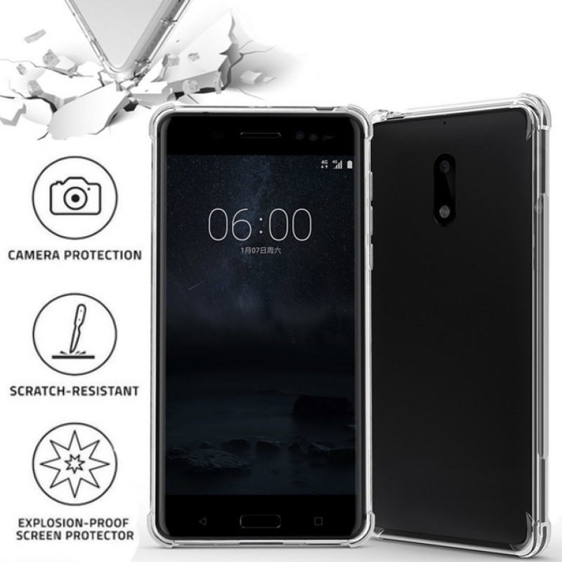 Silikoninis-Anti shock dėklas (NOKIA 3) Silikoninis-Anti shock dėklas (NOKIA 3)